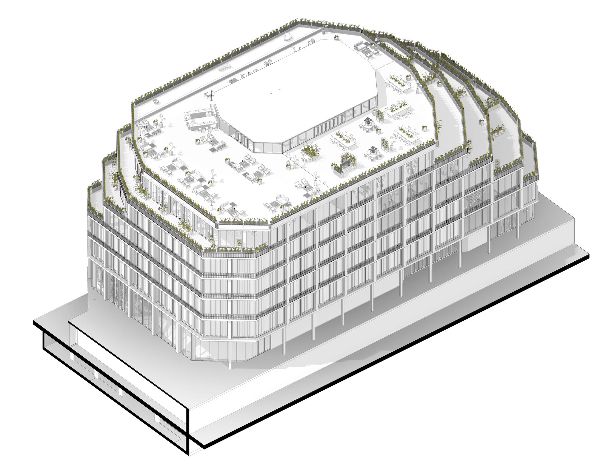Whole Building Axonometric